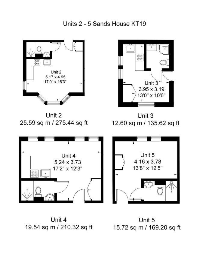 Sands House - Luxury Modern Studios With Secure Parking In Epsom, Surrey Eksteriør bilde